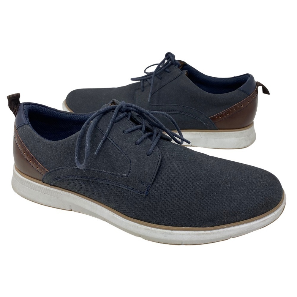 𝅺wallin & Bros. Fabric Derby in Navy Blue